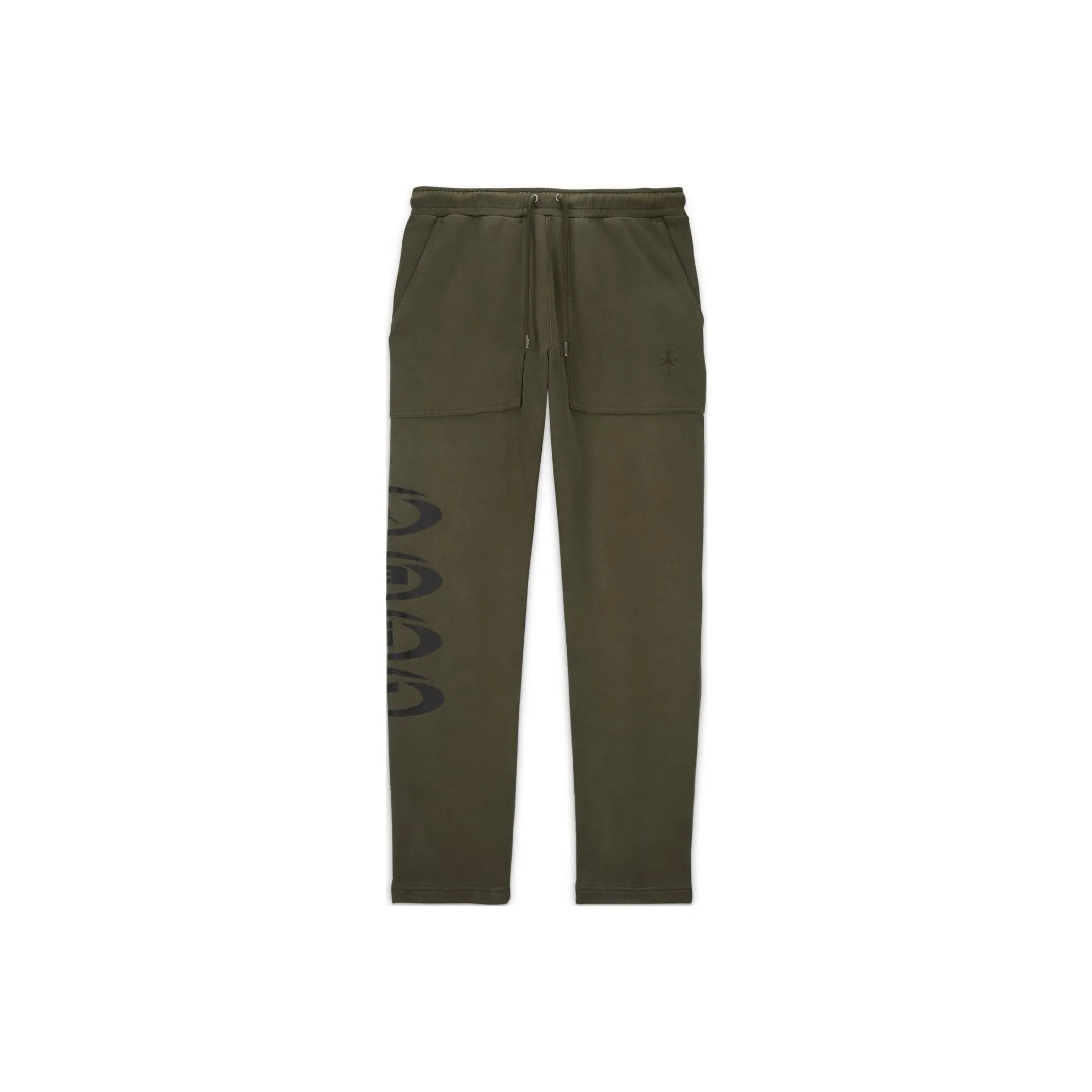 Джордан Travis Scott Collaboration Collection SS24 Повседневные брюки Азиатская версия Мужской Армейский зеленый