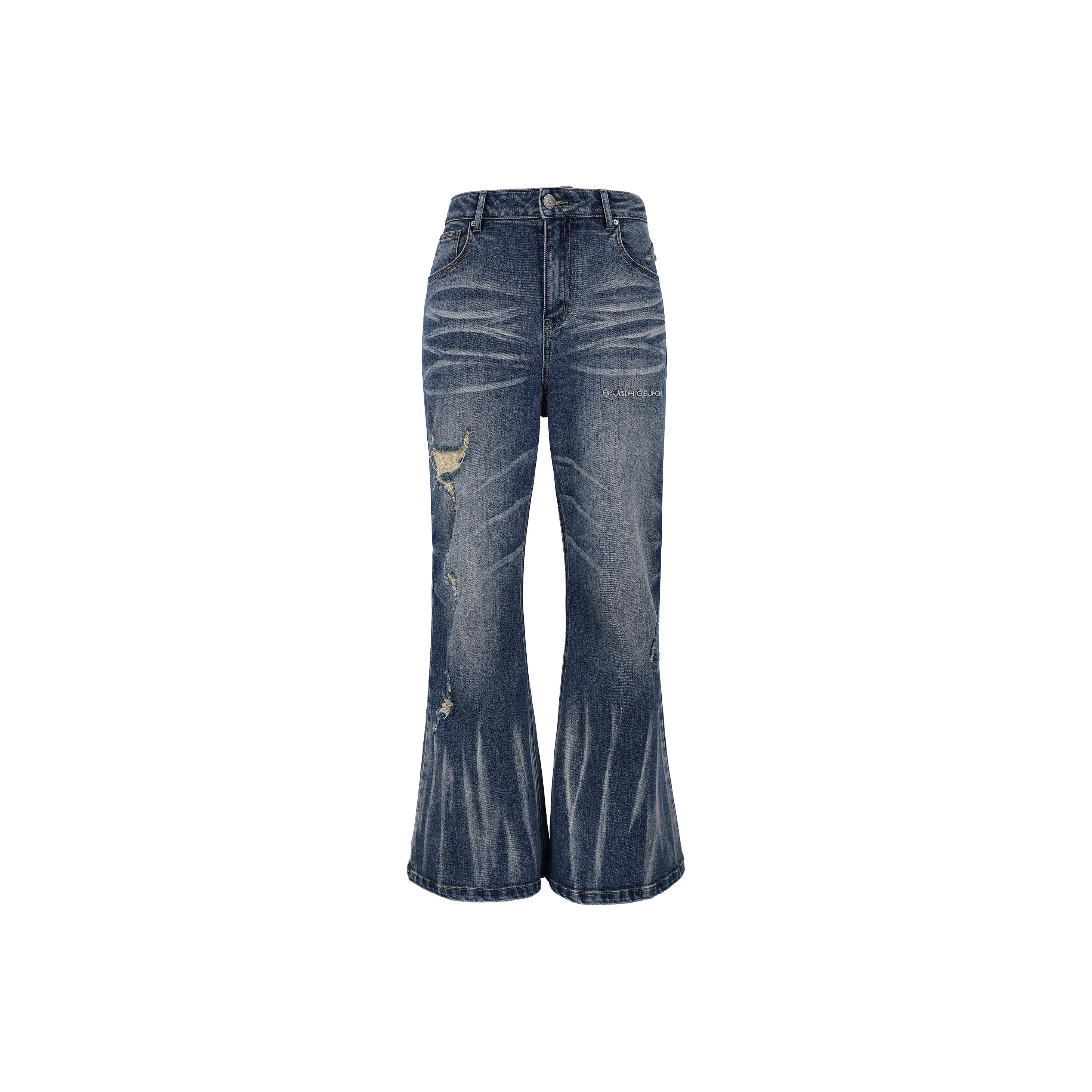 BJHG Jeans Unisex Lake Pattern Blue
