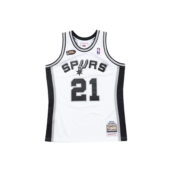 MITCHELL NESS Баскетбольная Джерси Мужская Белая