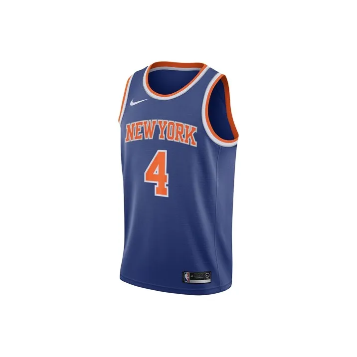nike Баскетбольная Джерси SW Фанатская версия Городская Edition New York Knicks Розовый Размер 4 Мужской Синий