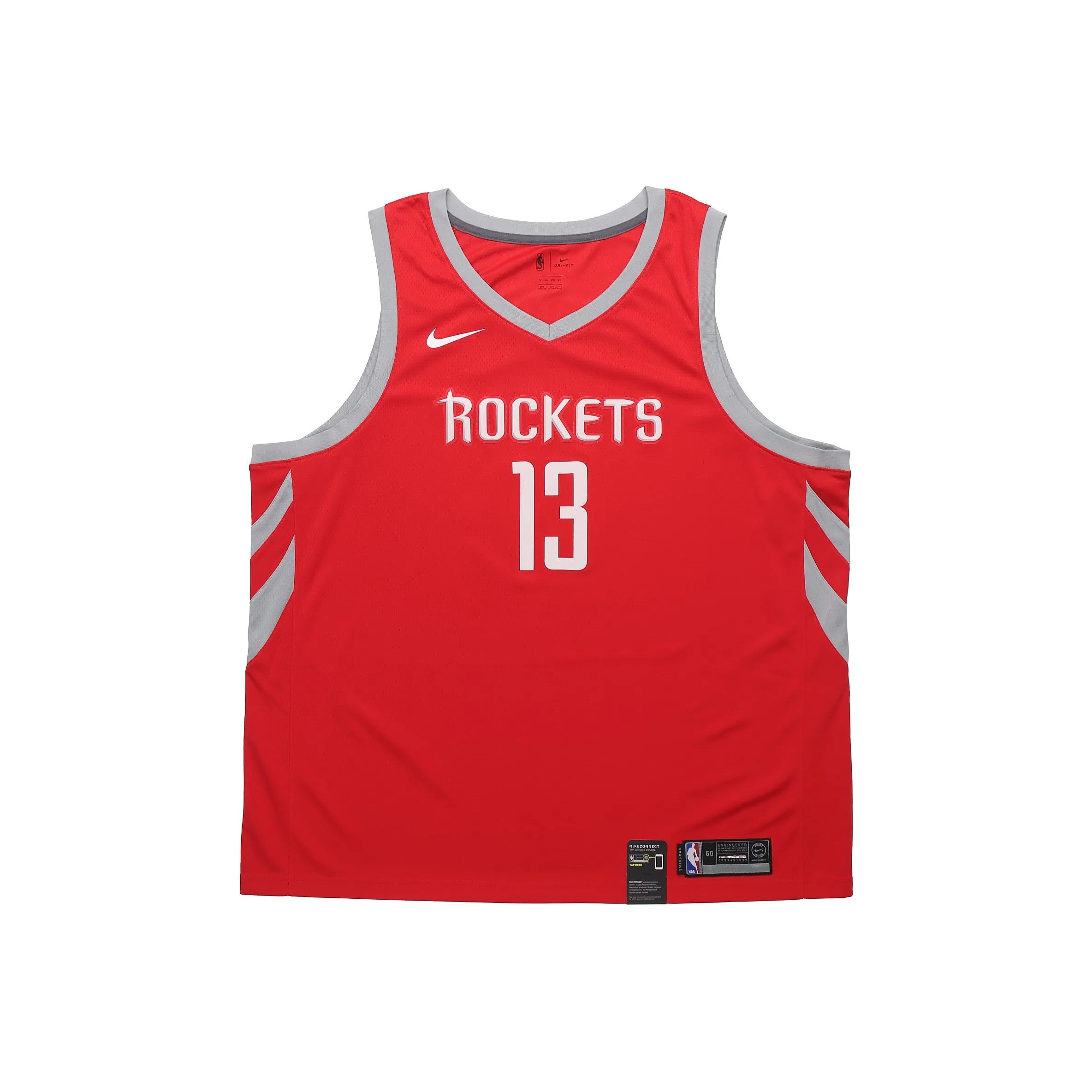 Nike Баскетбольная Джерси Мужская Университетский Красный