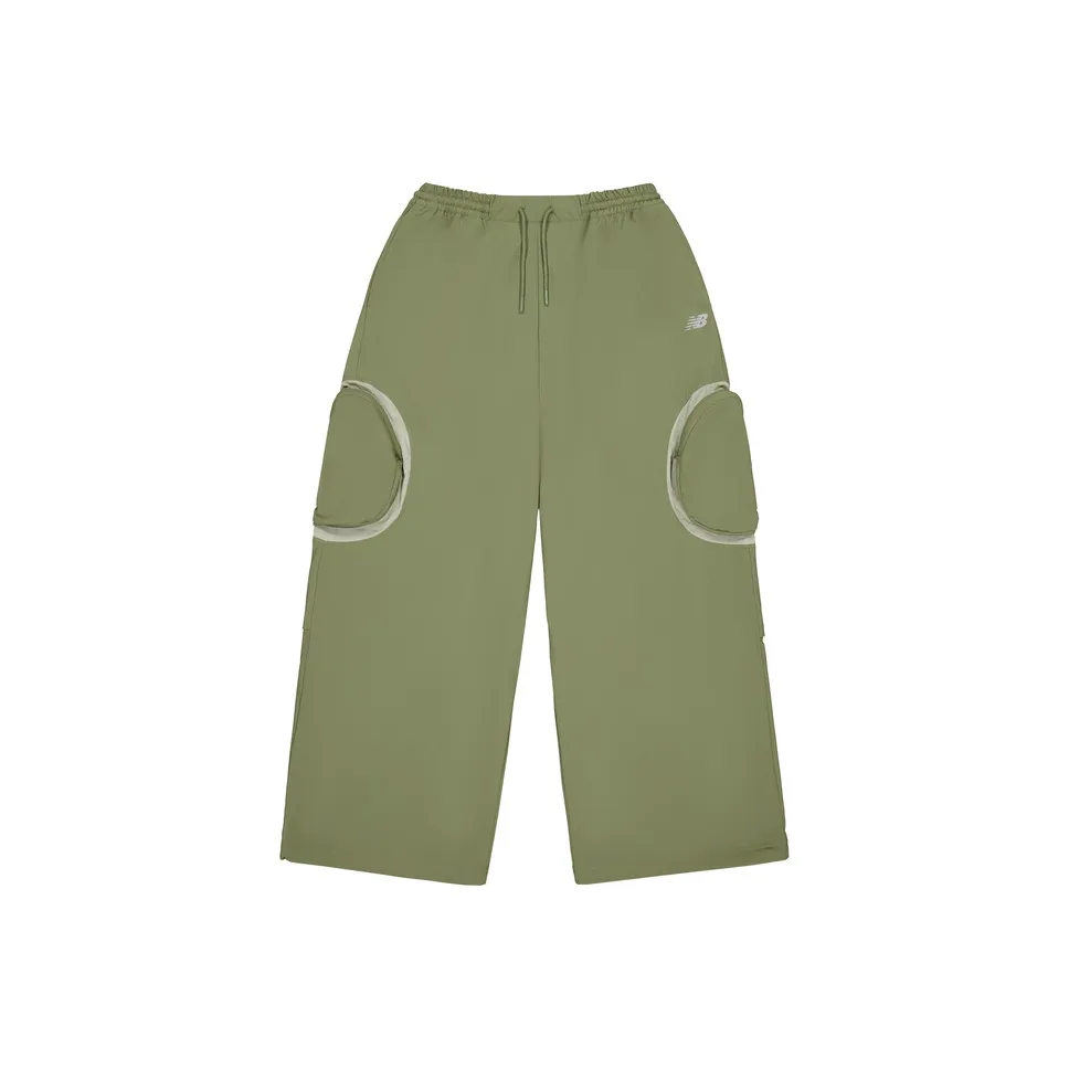 New Balance NB Hyper Спортивный Дизайнерский By DIDU Повседневные Штаны Унисекс Армейский Зеленый
