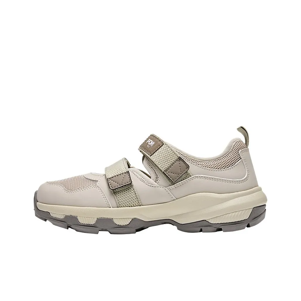 PONY Slip-resistant Abrasion-resistant Low Top Casual Shoes Women's Khaki Пони Противоскользящий Устойчивый к истиранию Низкий Топ Повседневная Обувь Женская Хаки