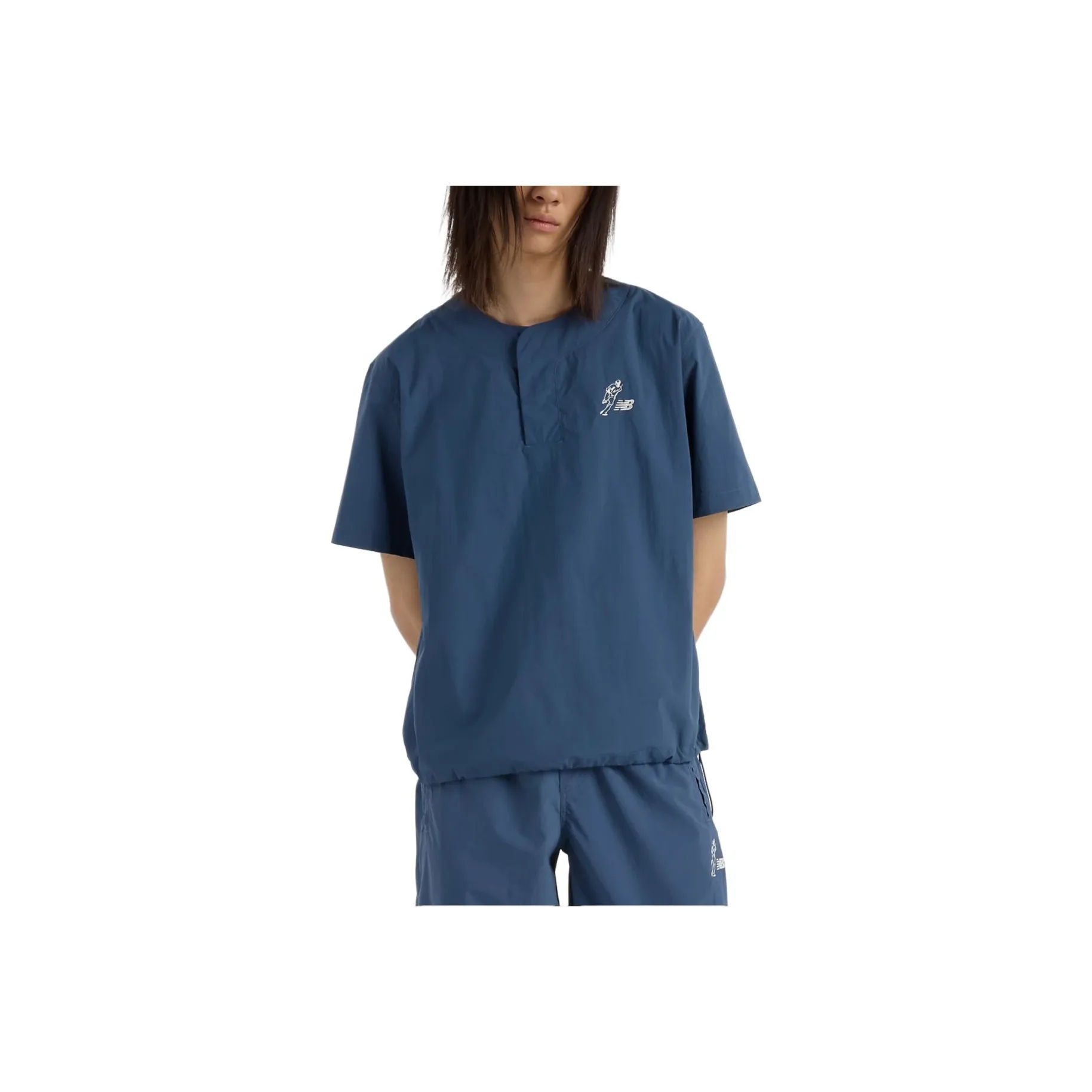 New Balance Shohei Ohtani Баскетбольная футболка унисекс винтажный индиго