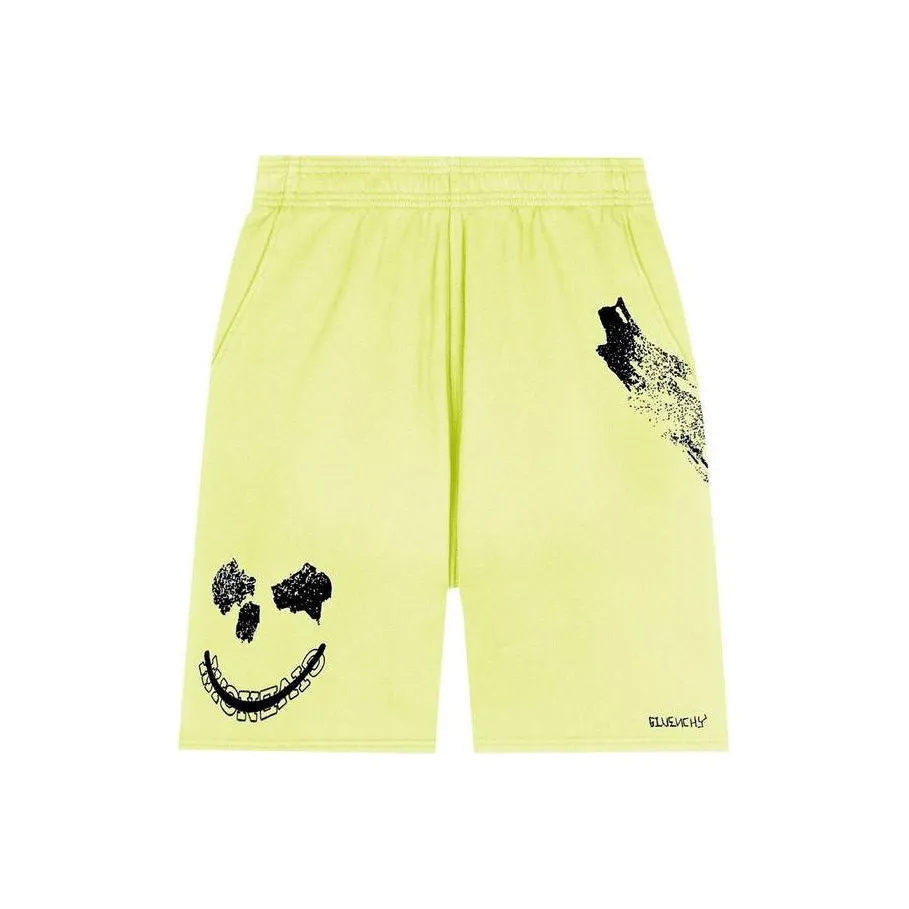 GIVENCHY Повседневные шорты Мужские Желтые
