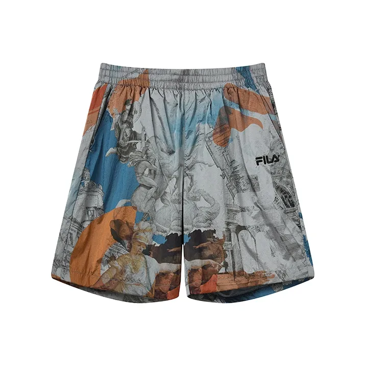 FILA Полные С принтом Мужские Повседневные Шорты