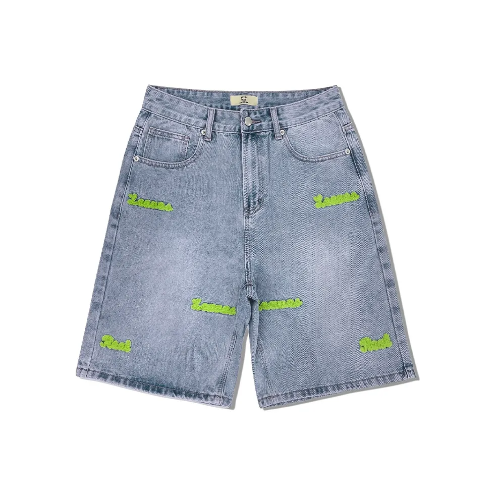 HIPANDA Джинсовые шорты Мужские Светло-синие