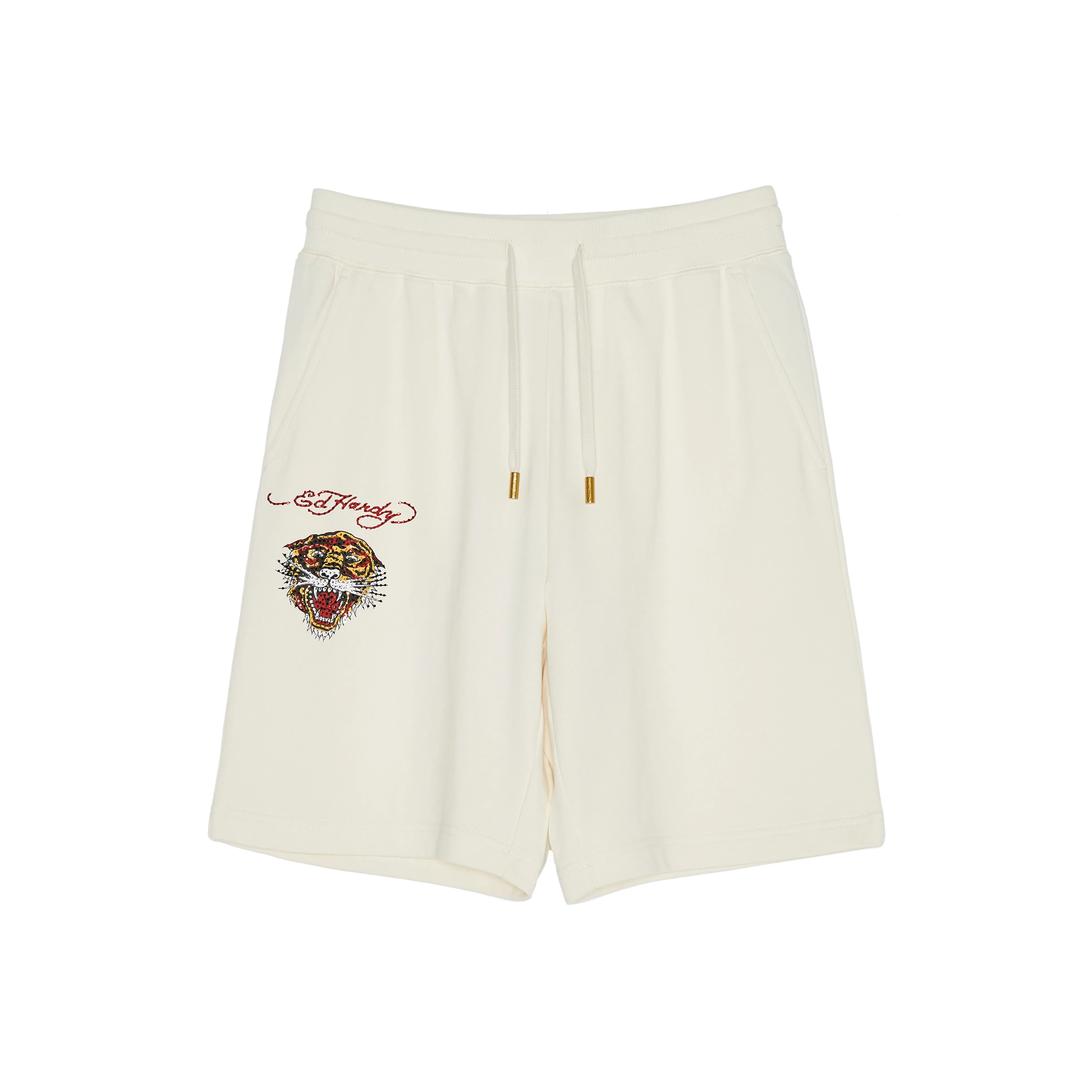 Ed Hardy Shorts Men's Ivory White
