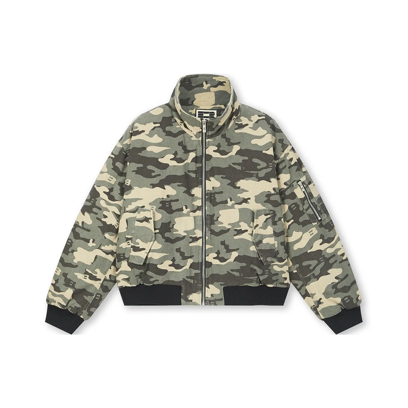 BONELESS Без швов Пуховая куртка Унисекс Камуфляж