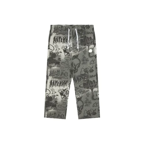 aape Белый WH2 Мужские повседневные брюки
