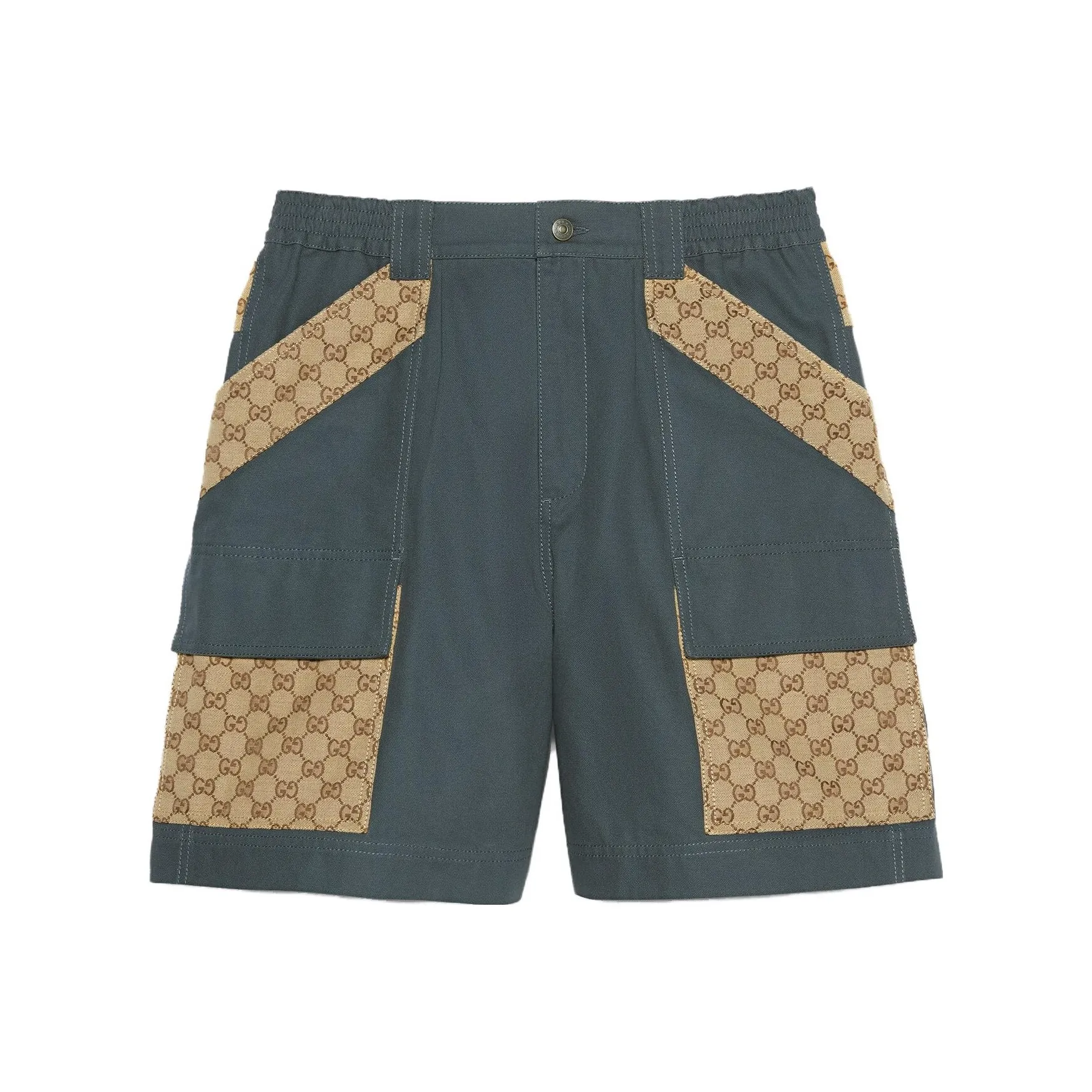 GUCCI Casual Shorts Men Dark Gray