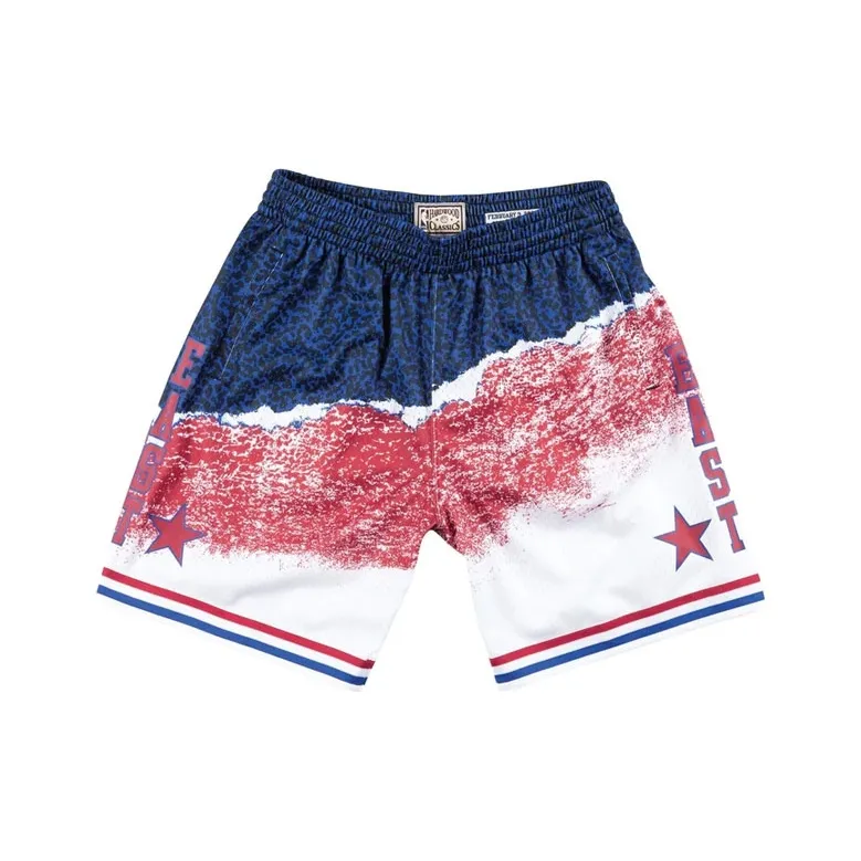 MITCHELL NESS SW Фанатская версия Баскетбольные шорты Мужские Красные