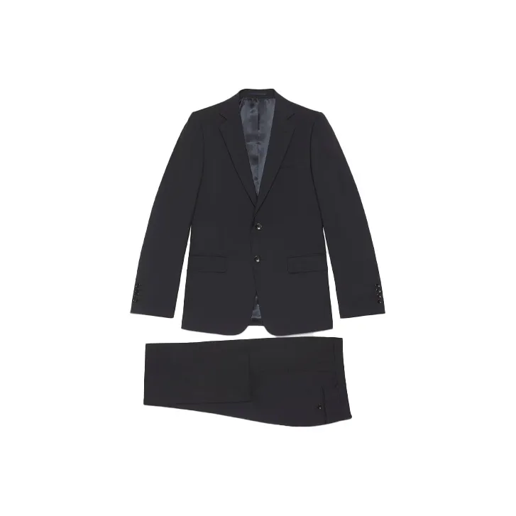 GUCCI 2020 Pre Fall Collection Business Suit Men's Dark Blue
