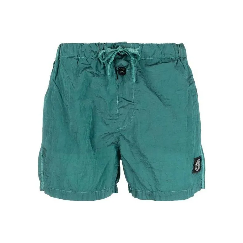 STONE ISLAND Casual Shorts Men's Green