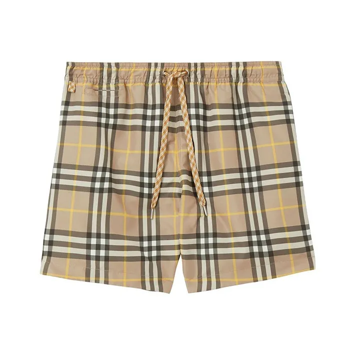 Burberry Check Print Swim Shorts