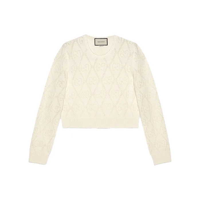 GUCCI Sweater Women's Ivory White