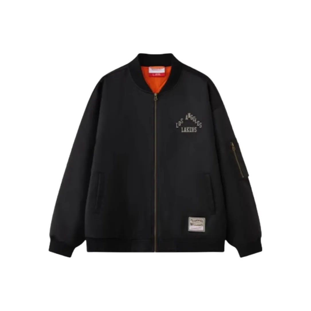 MITCHELL NESS Хлопковый пуховик Мужской Черный