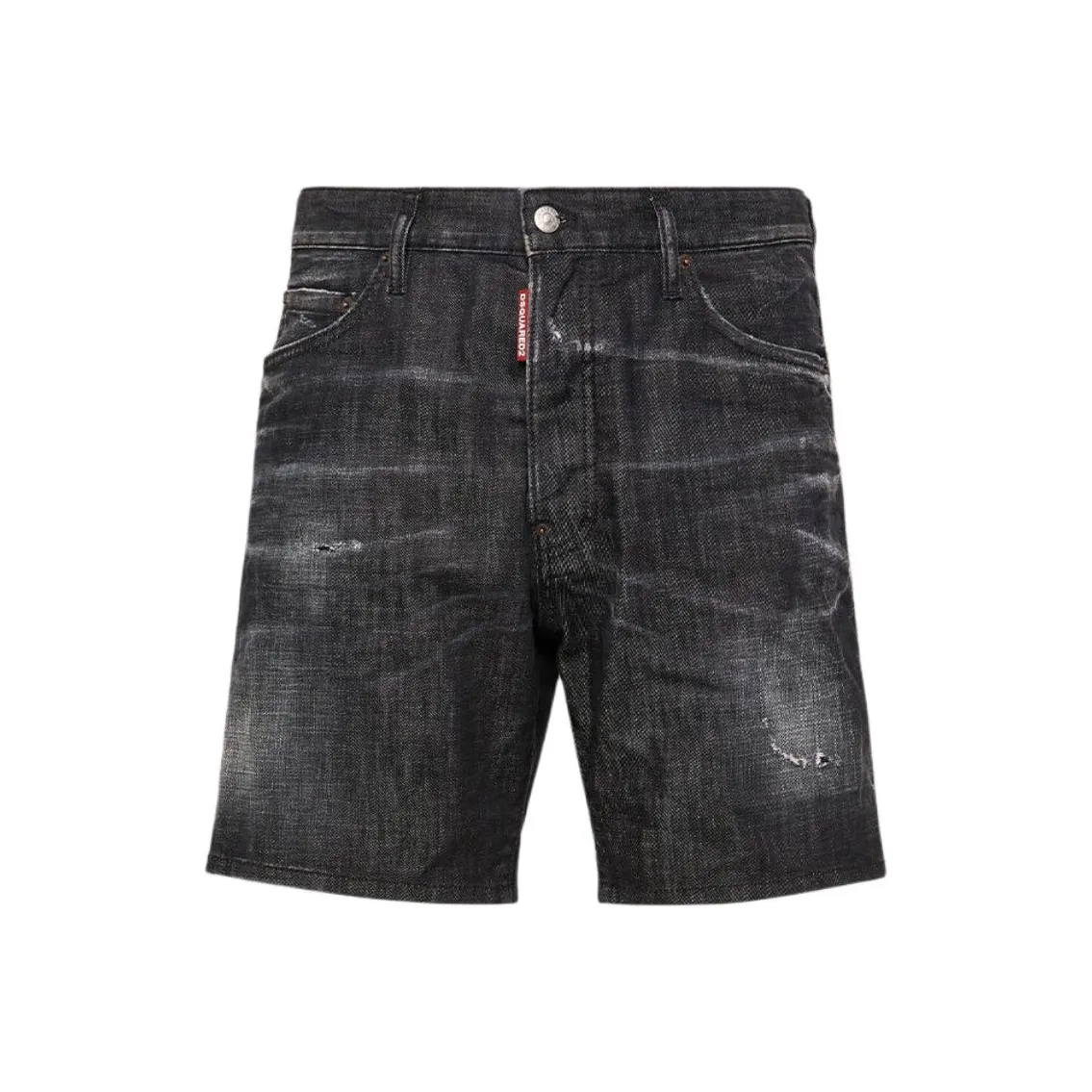 DSQUARED 2 Джинсовые шорты Мужские Черные