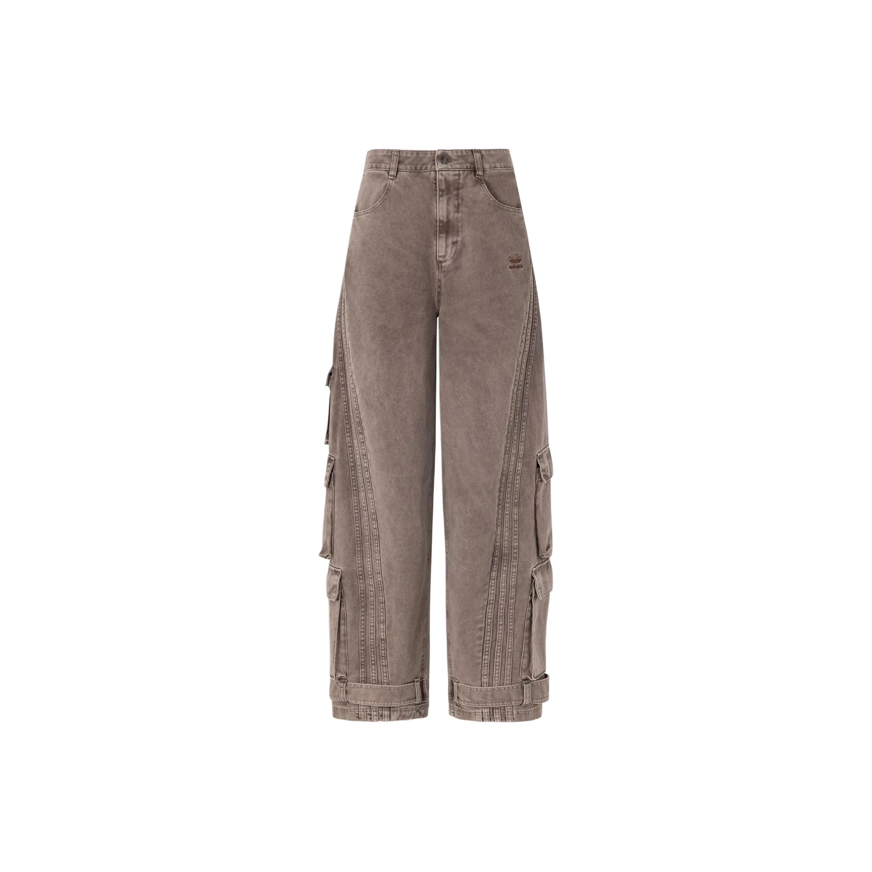 Adidas Originals WASHED Casual Pants Unisex Stratum Dark Earthy Brown