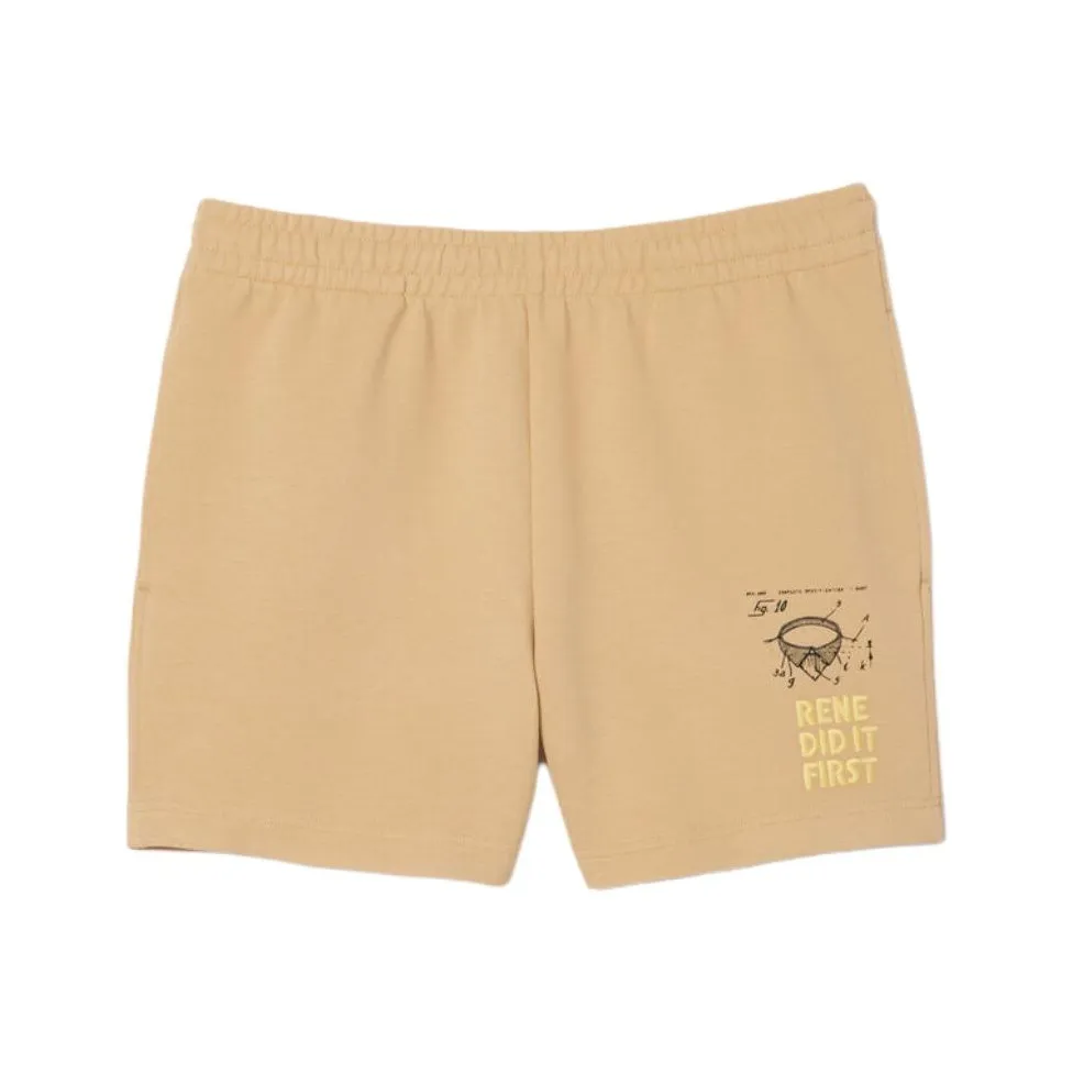 Шорты Casual для мужчин LACOSTE Collaboration бежевые