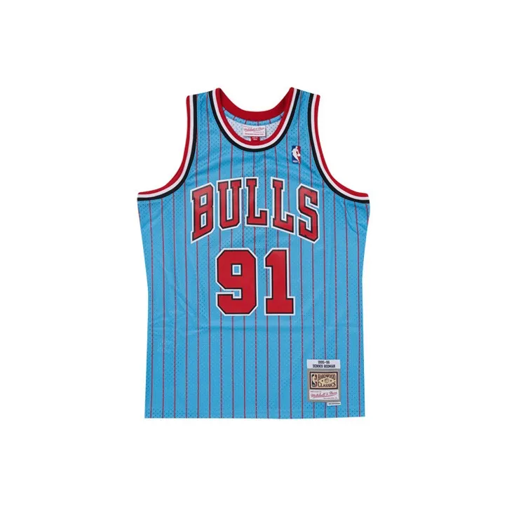 MITCHELL NESS Баскетбольная Джерси Мужская Небесно-Голубая