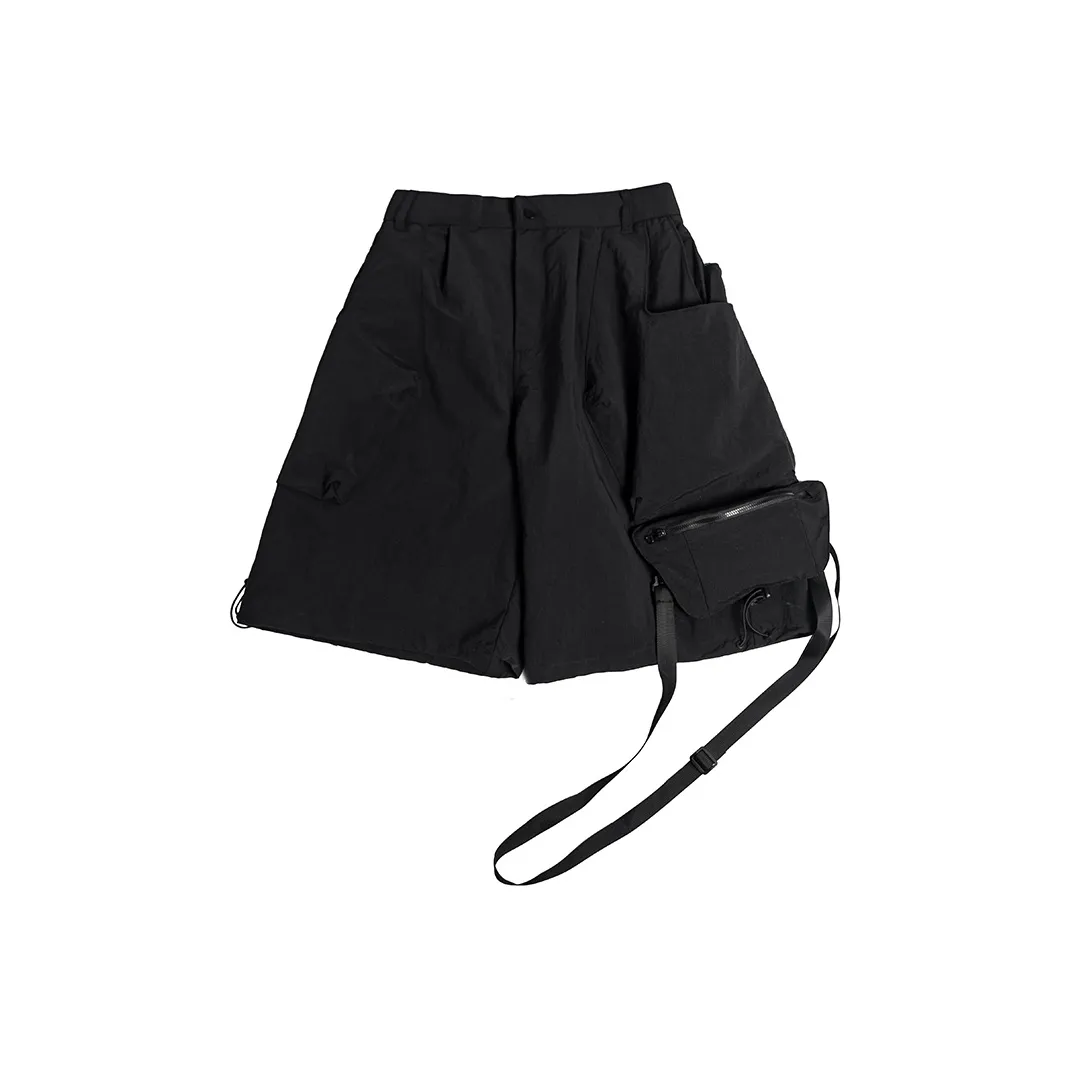 AOGZ Черные Унисекс Шорты Карго