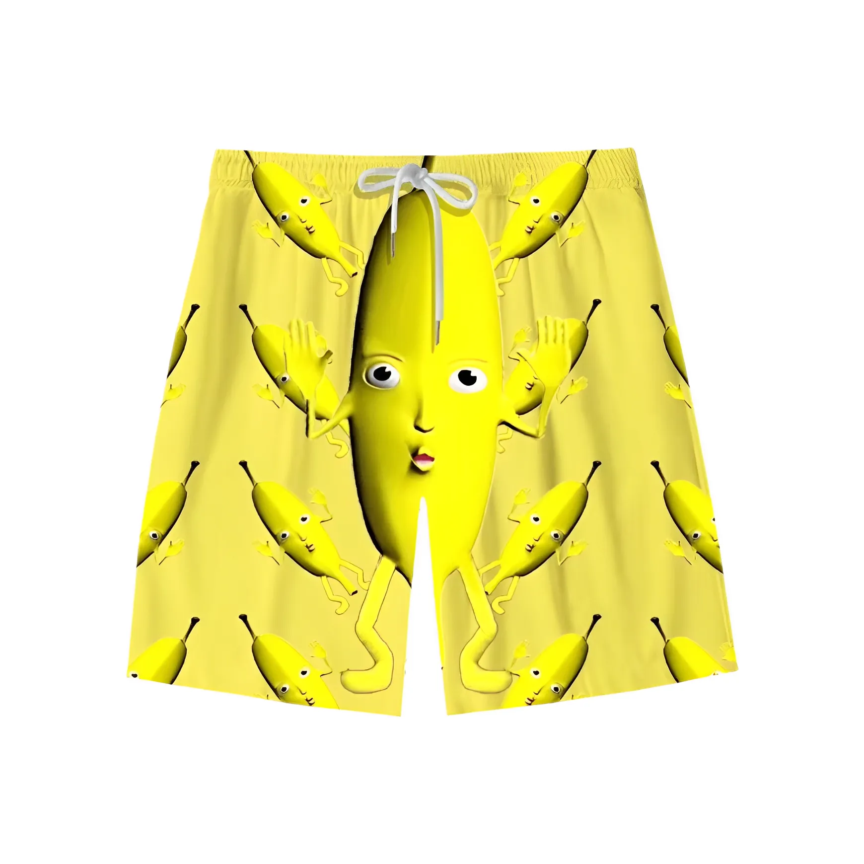 Bubble Trap Повседневные шорты Унисекс Желтые