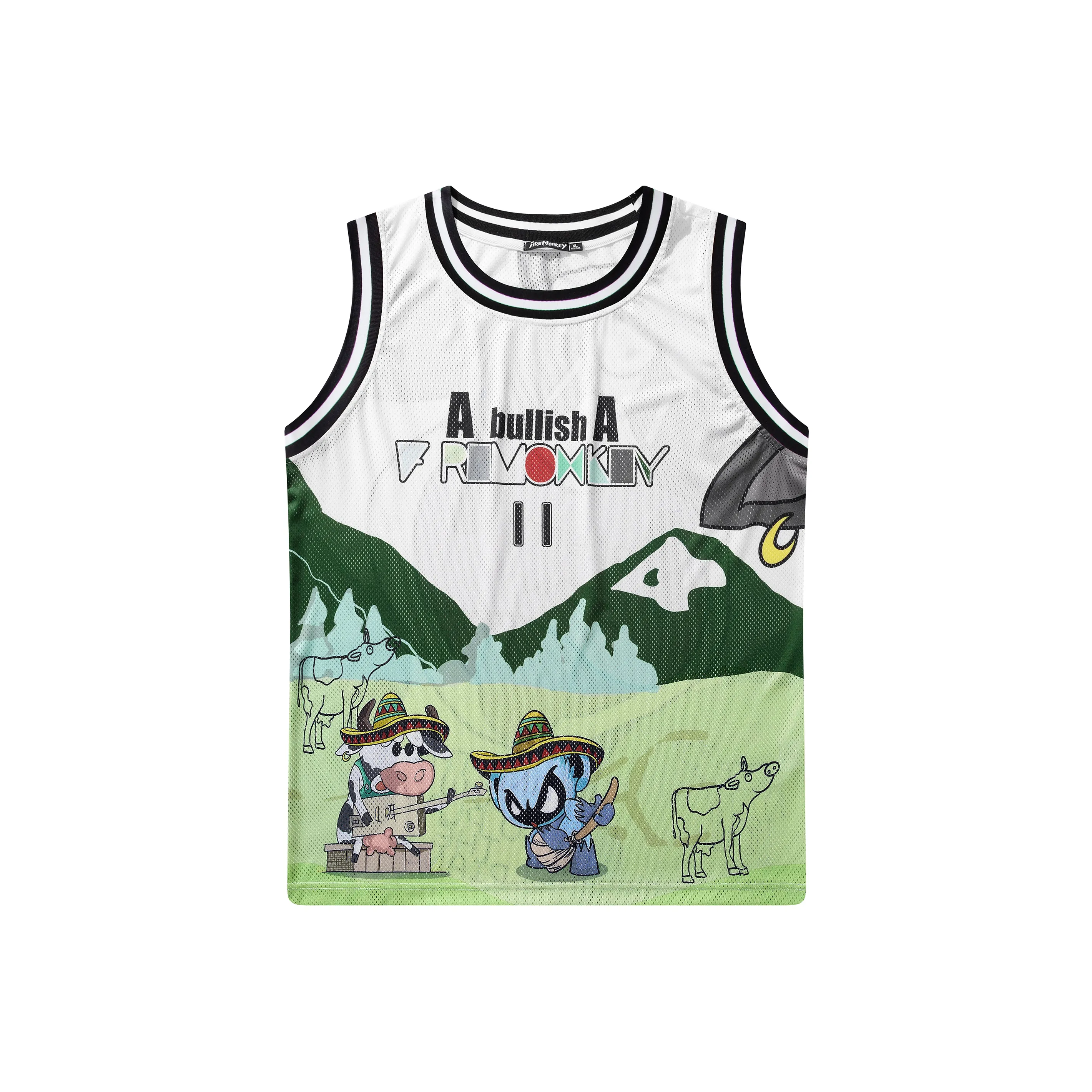 FireMonkey Basketball Jerseys Unisex
