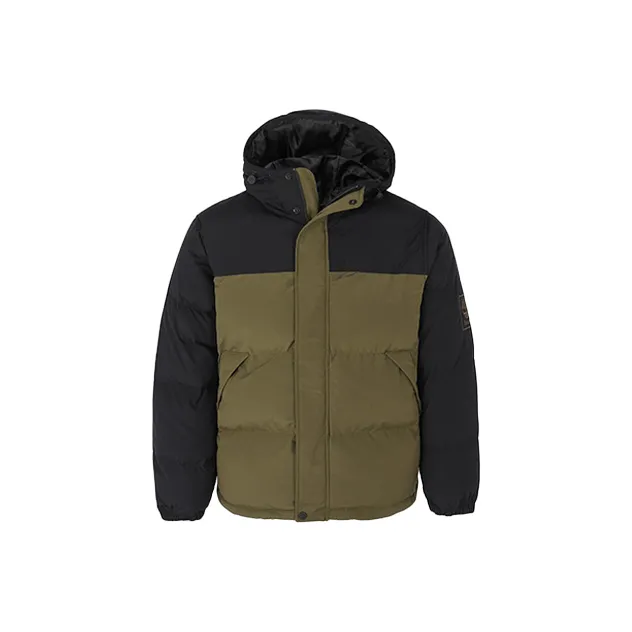 Timberland Хлопковый пуховик Мужской Армейский зеленый