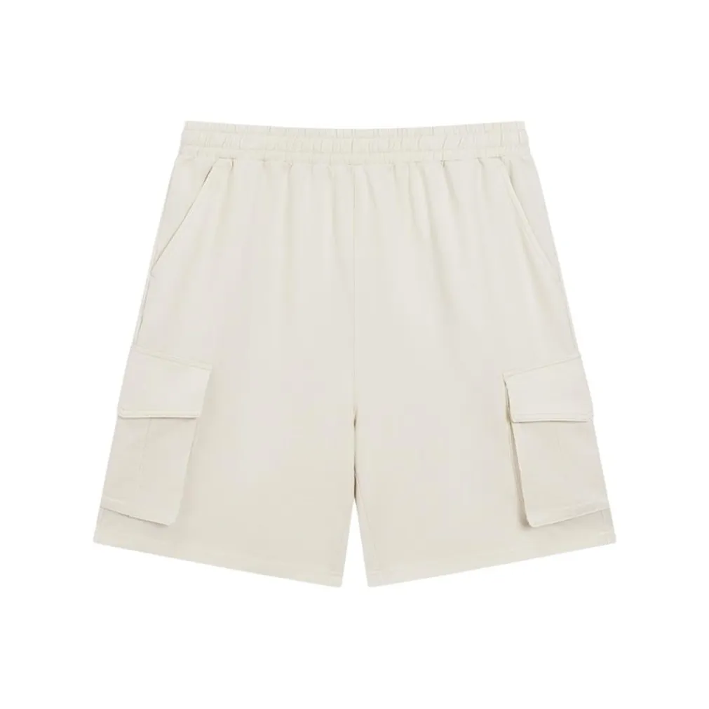 XTEP Повседневные шорты Мужские Хлопок Белый