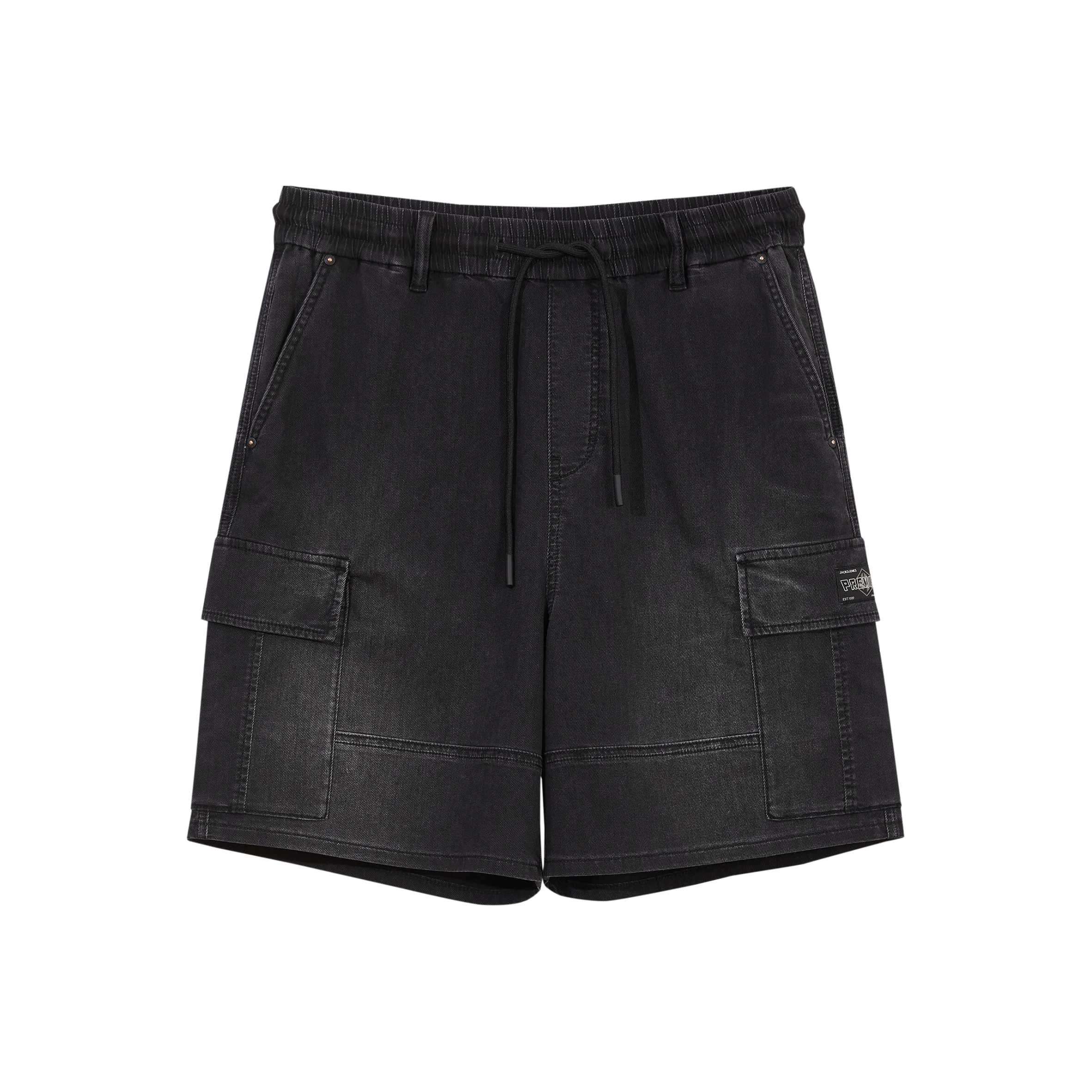 JACK&JONES Темно-серый деним A16 Мужские джинсовые шорты