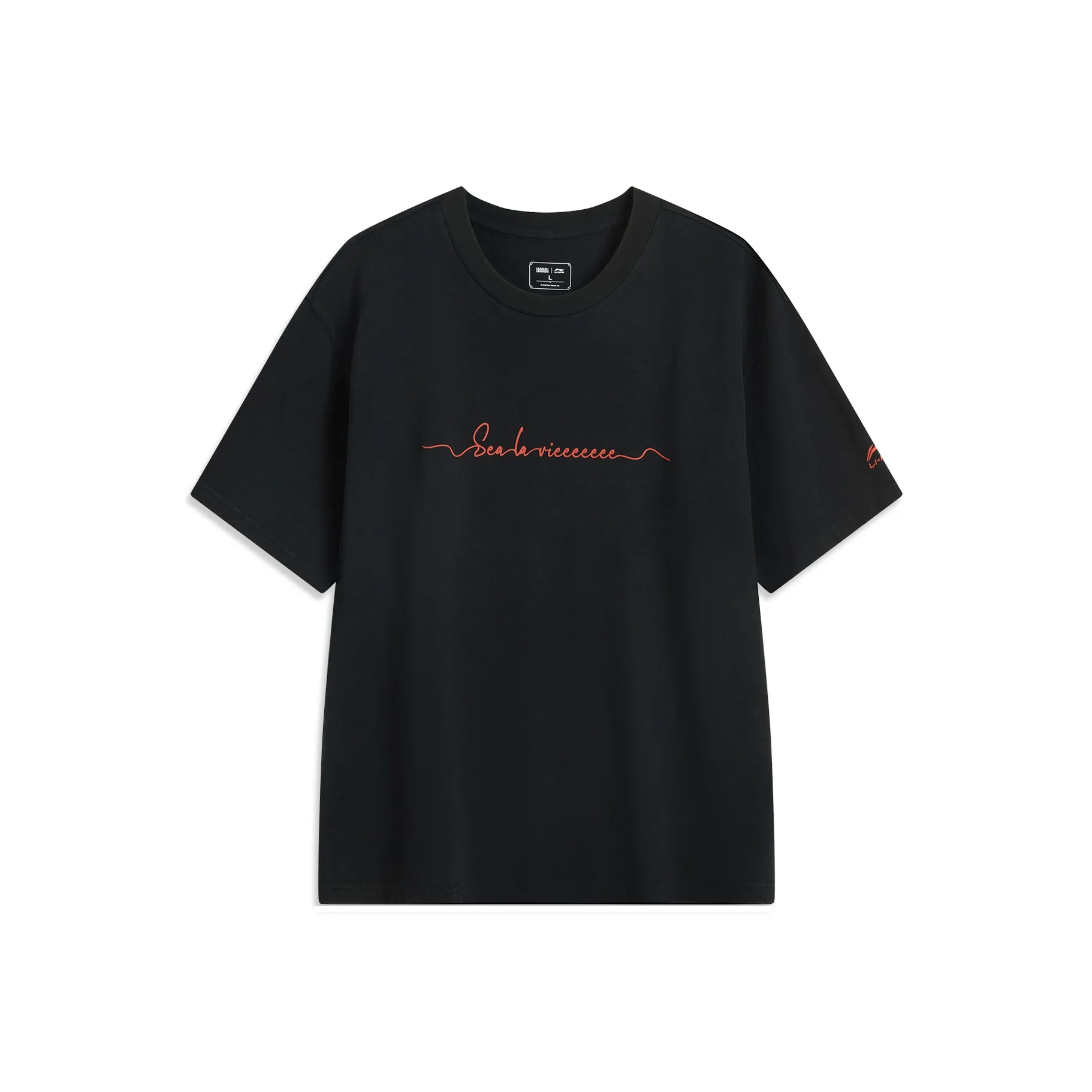 LiNing x Disney T-Shirt Унисекс Черный