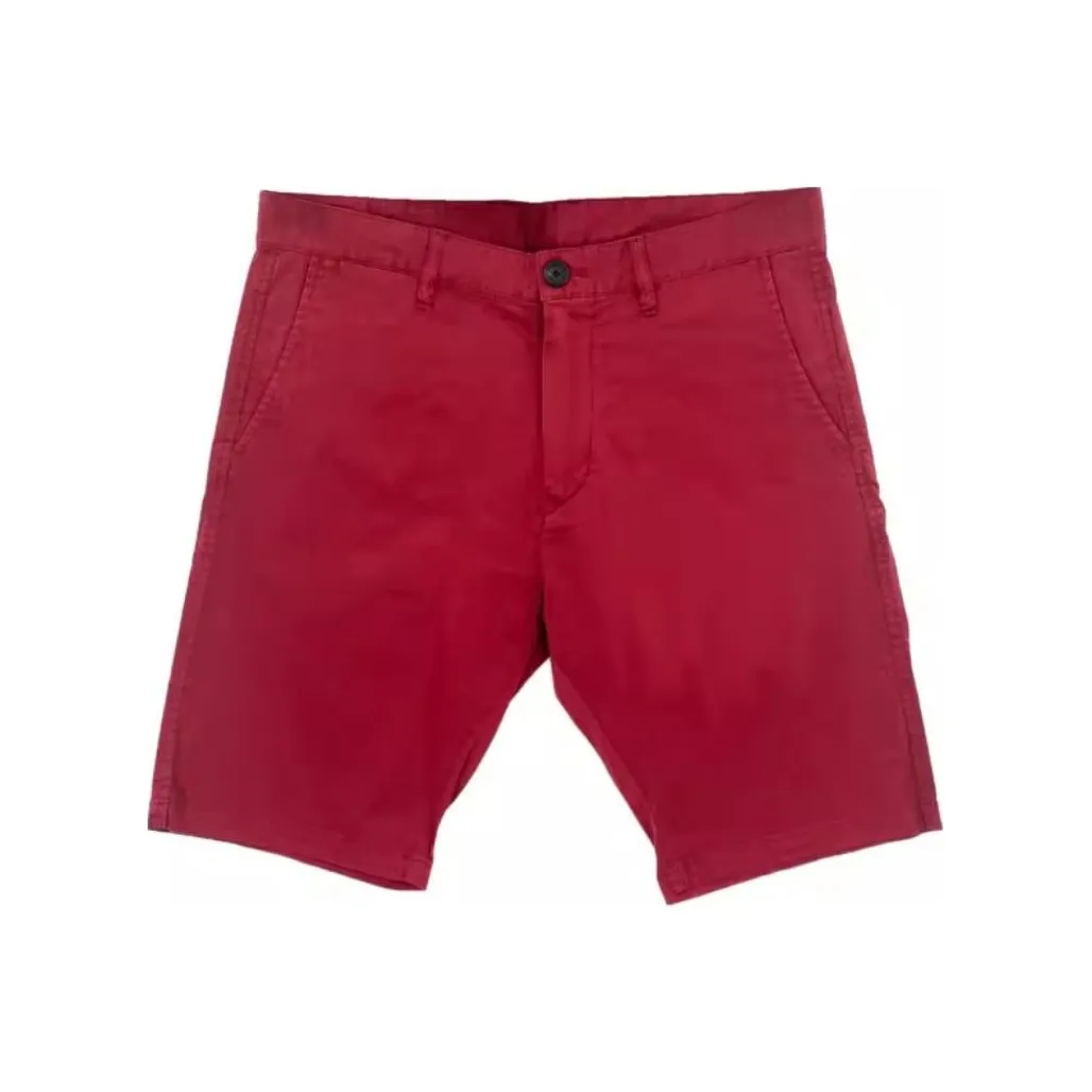 ARMANI JEANS Denim Shorts Men's Red