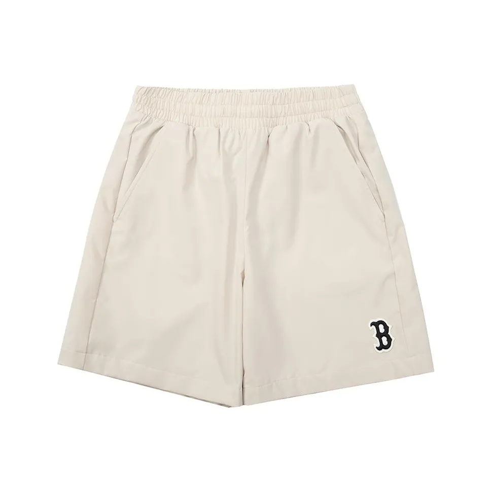 MLB Casual Shorts Unisex Cream White