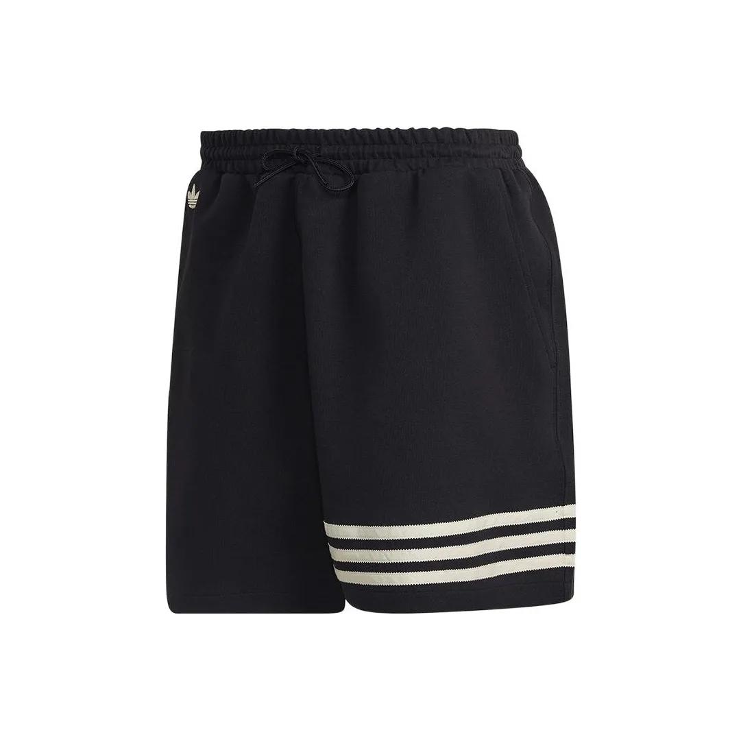 Adidas Originals Classic Three stripe Series Casual Shorts Men's Black