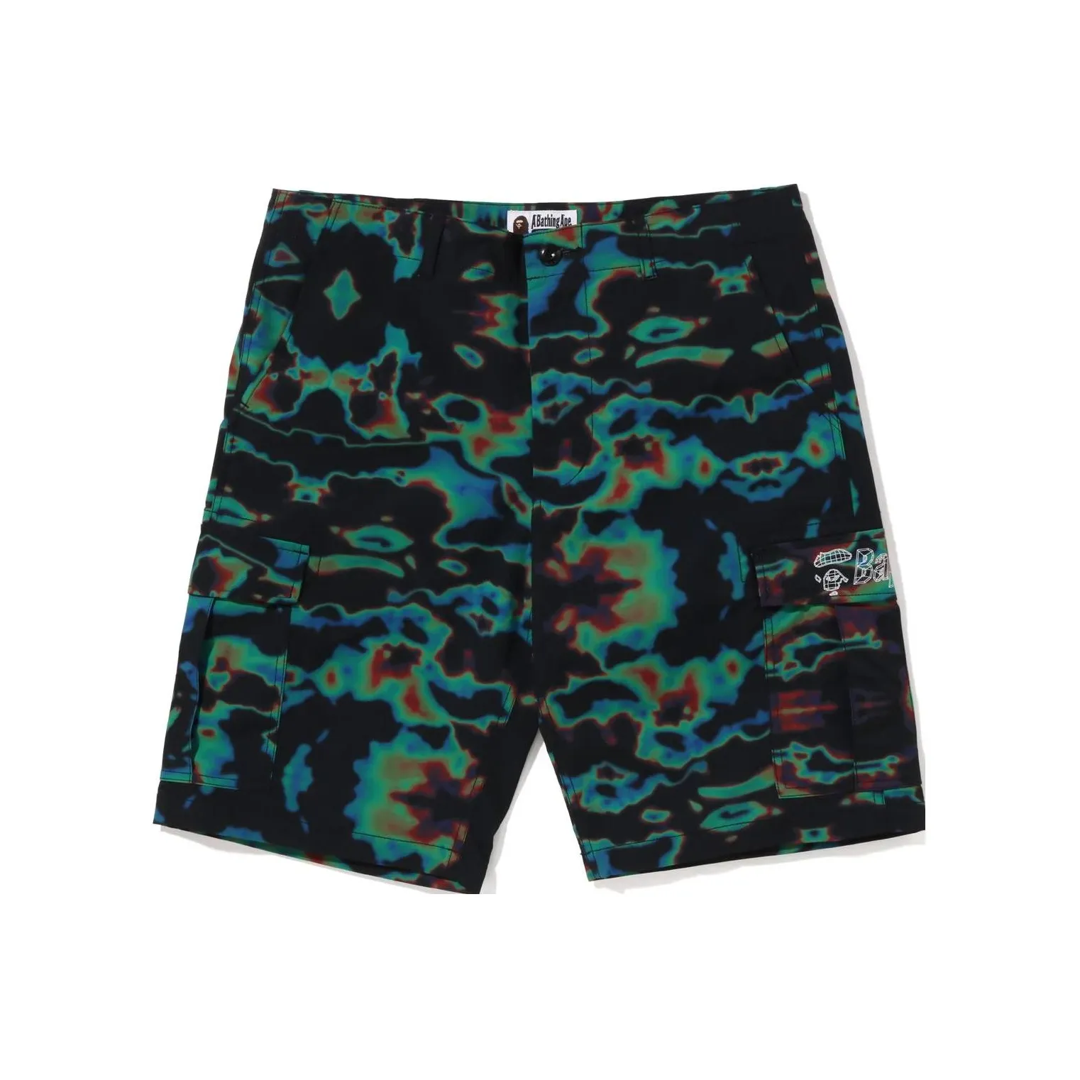 A BATHING APE Повседневные шорты Мужские Черные