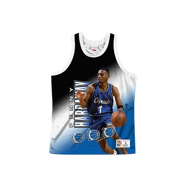 MITCHELL NESS Баскетбольная Джерси Orlando Magic Hardaway Размер 1 Унисекс Синий Черный
