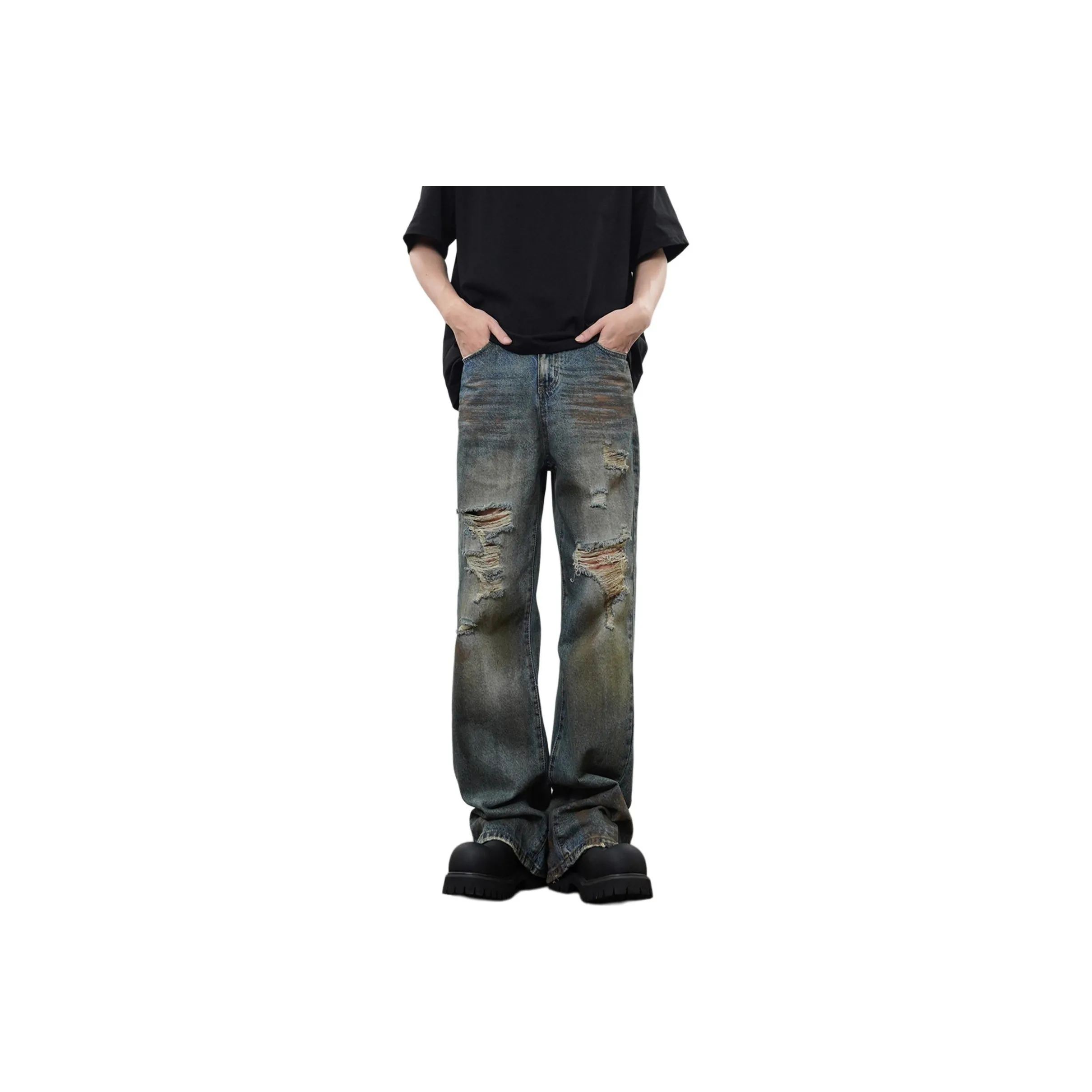 PISYPOX Jeans Unisex Blue
