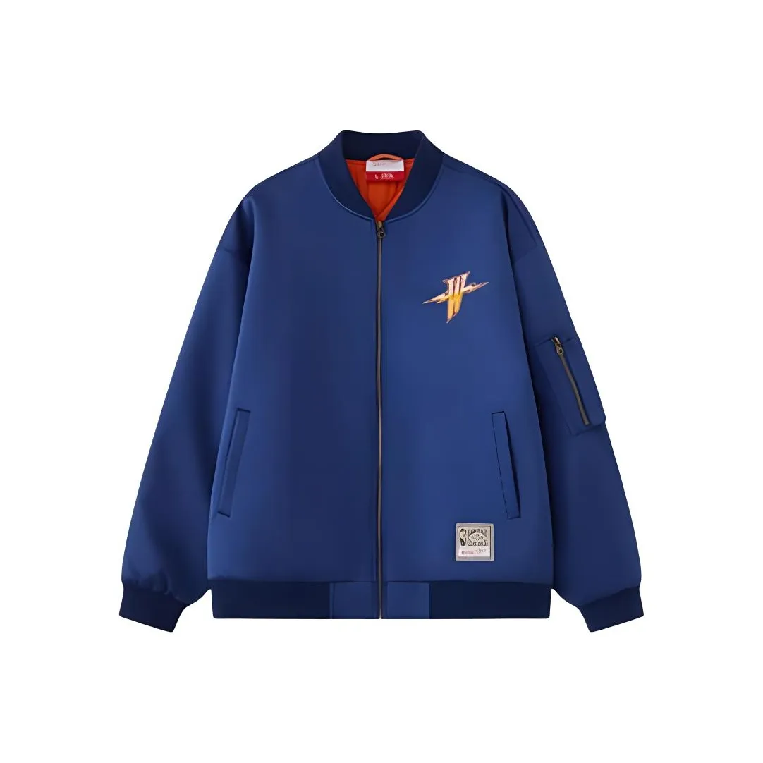 Mitchell & Ness Puffer Jacket Men's Navy Blue