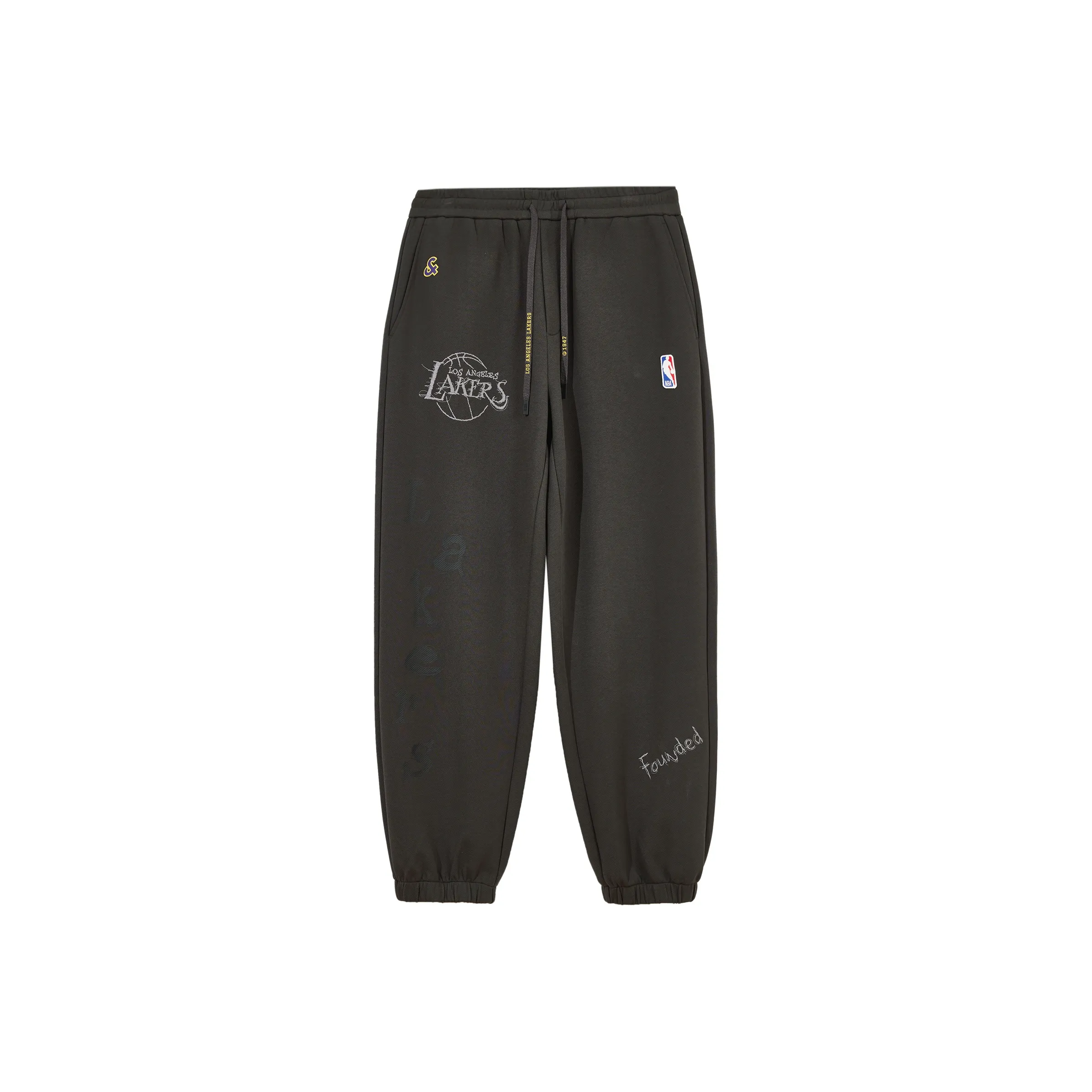 JACK JONES· x NBA Casual Pants Men's Black Sandy