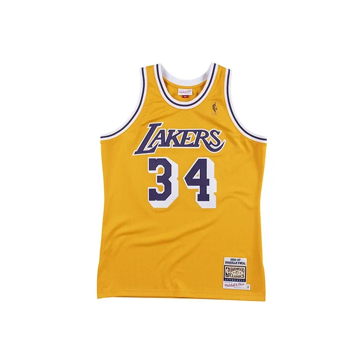 MITCHELL NESS Баскетбольная Джерси Мужская Желтая