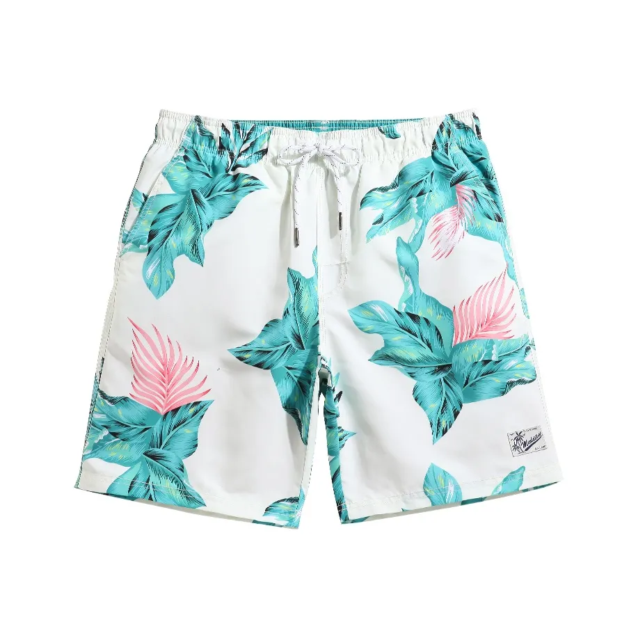GAILANG Beach Shorts Unisex White