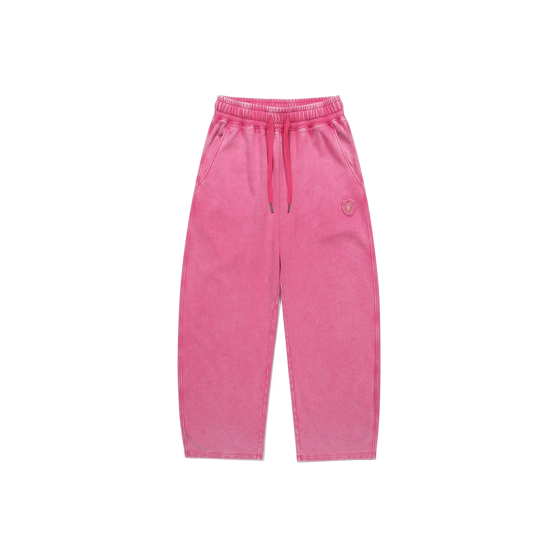 Guuka Повседневные брюки Унисекс Розовый Красный