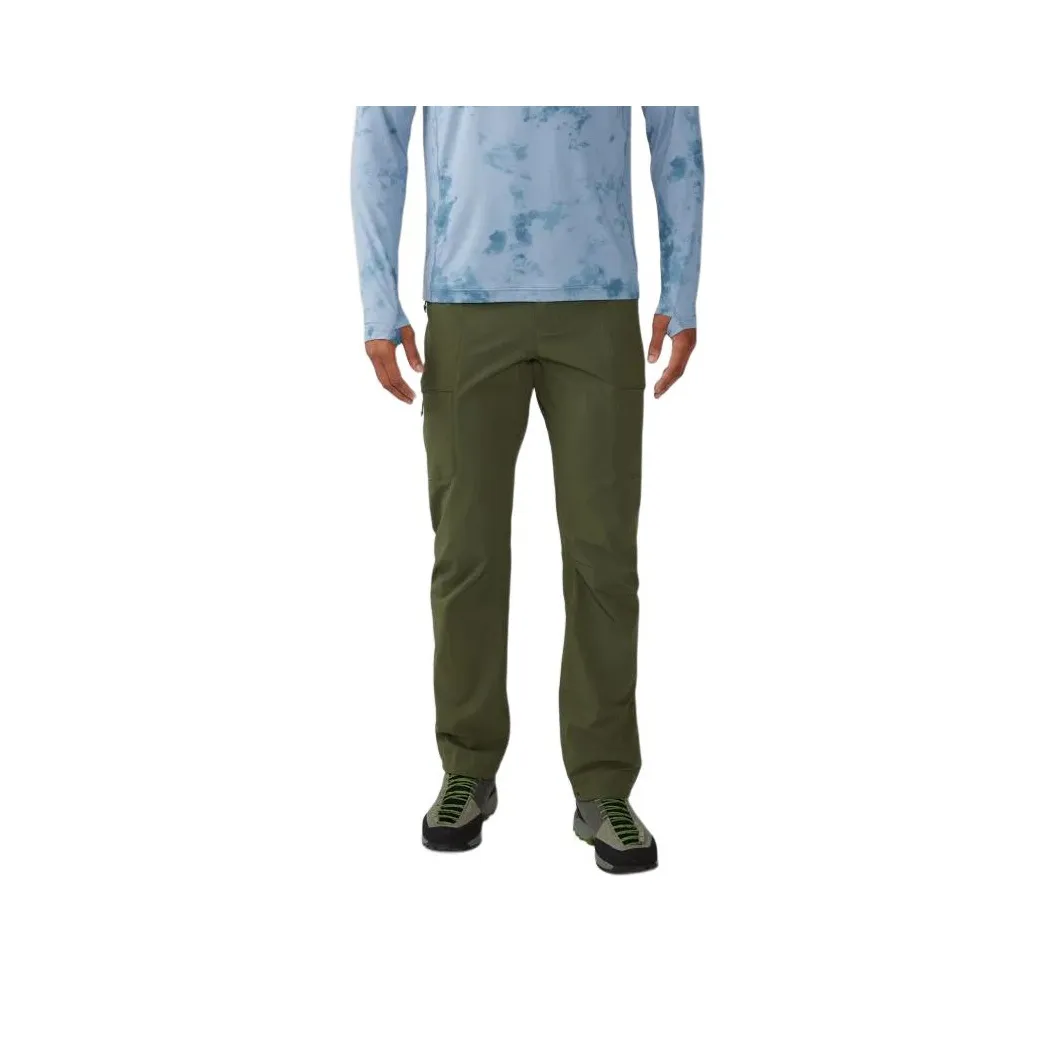 MOUNTAIN HARDWEAR Повседневные брюки Мужские Зеленые