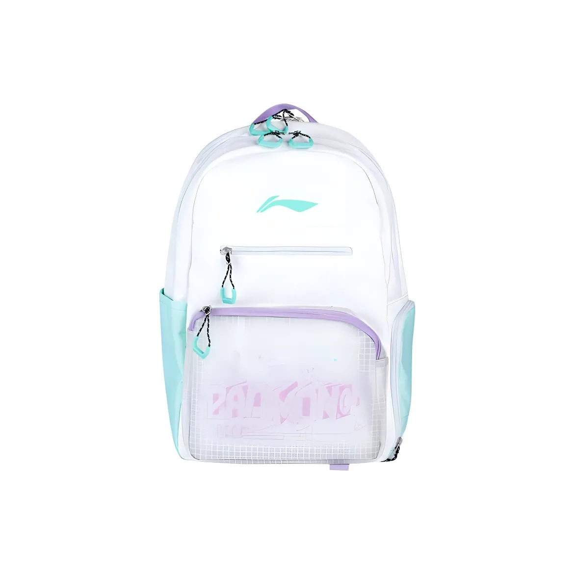 LINING Сумки для бадминтонных ракеток Рюкзак Белый Унисекс