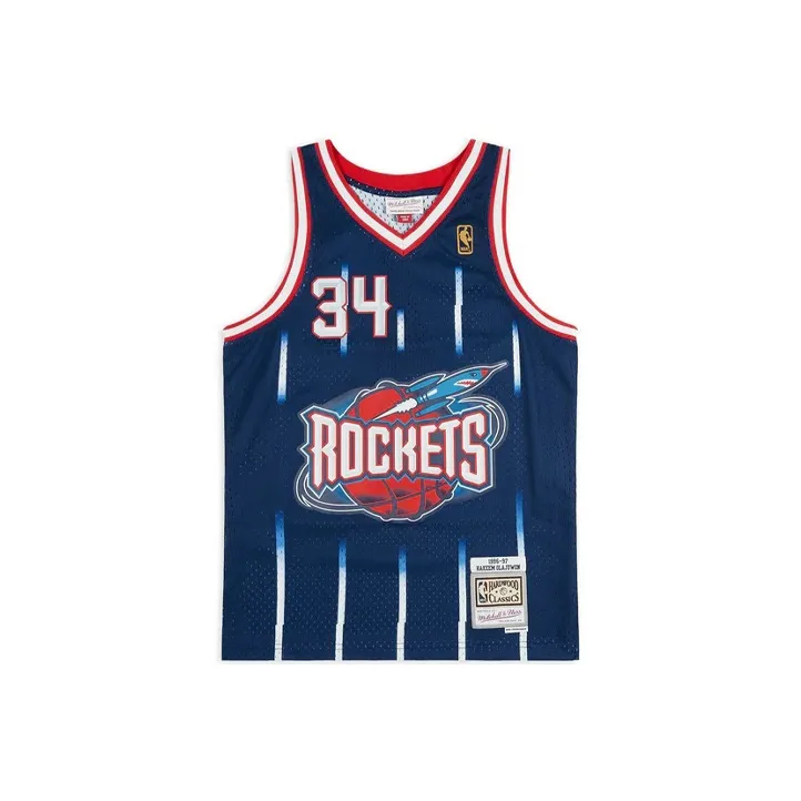 Mitchell & Ness Houston Rockets Road 1996 97 Hakeem Olajuwon Swingman Jersey