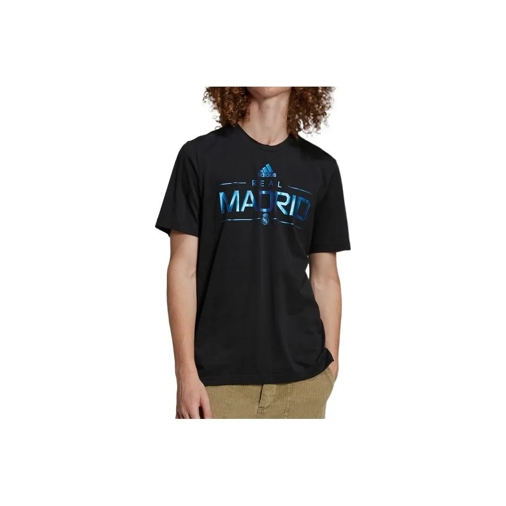 Adidas Real Madrid Футбол Джерси Мужской Черный