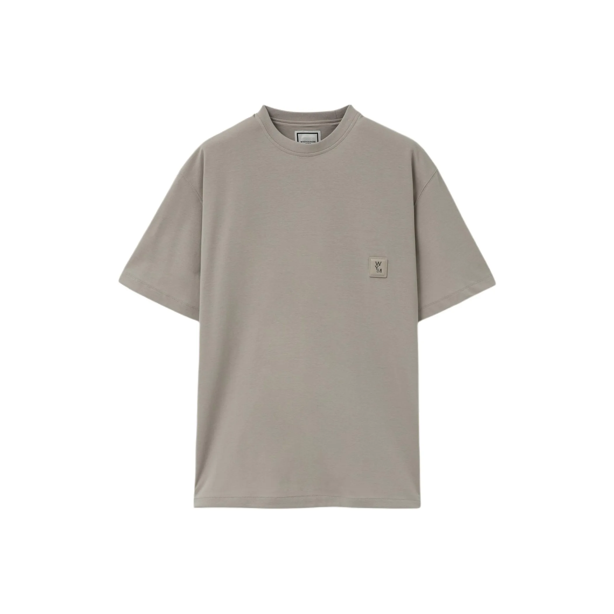 WOOYOUNGMI Бежевый Мужской T-Рубашки