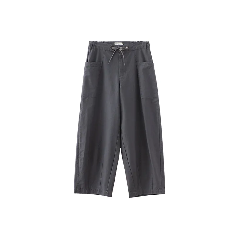 BUTTBILL 100% хлопок Шнурок Повседневные Штаны Унисекс