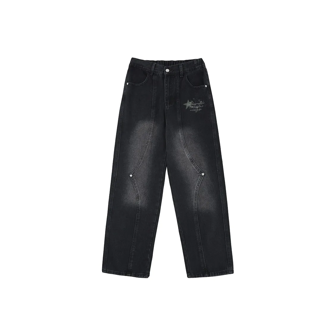 LIGHTNING MONSTER Джинсы Унисекс Черный